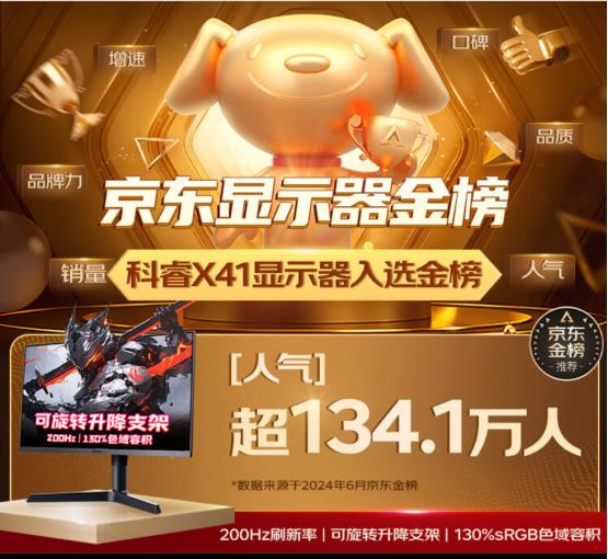 竞技宝JJB注册卷王归来 5月中旬解锁科睿电竞小屏高刷新体验(图2)